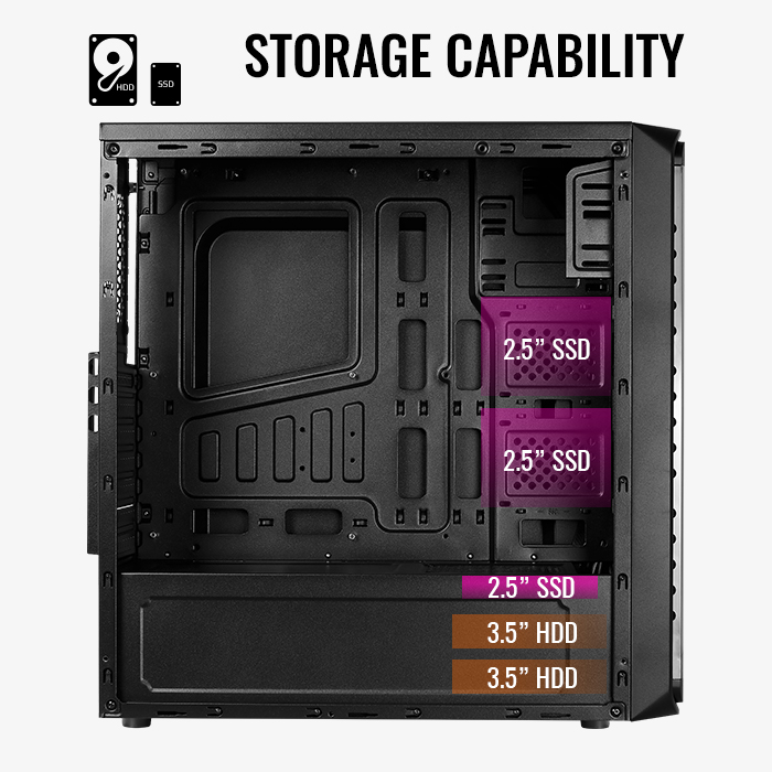 Chasis Aerocool SI-5200 RGB - Imagen 7