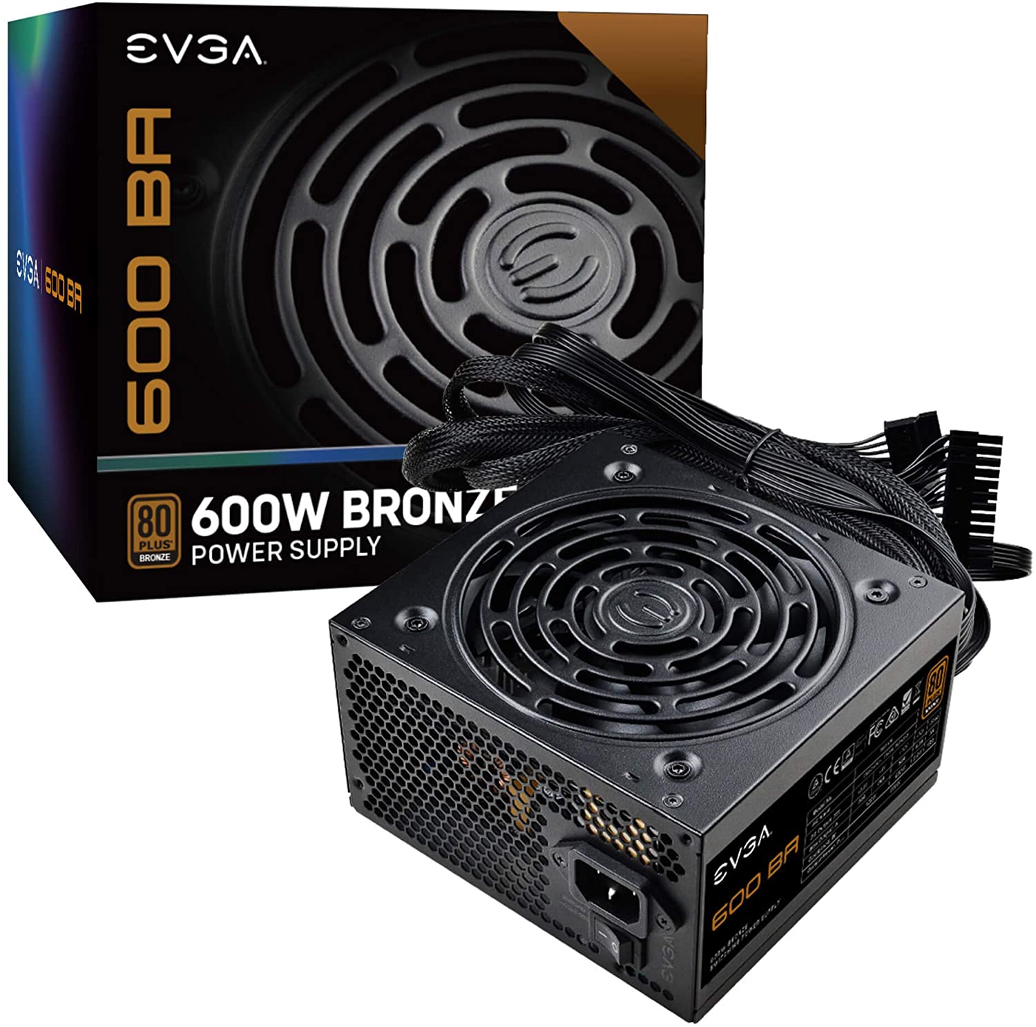 EVGA 80 Plus Bronze 600w Fuente ATX 100-Ba-0600-K1
