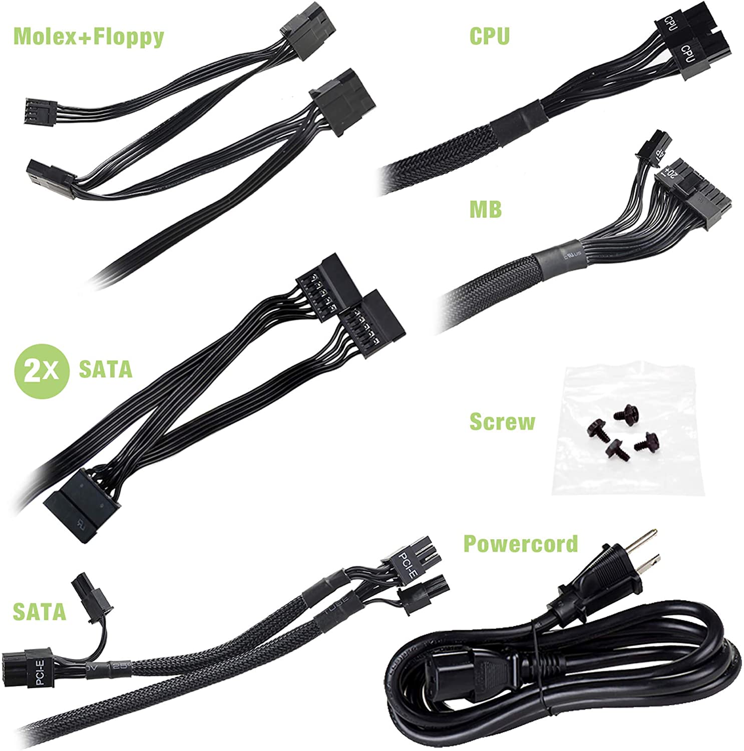 EVGA 80 Plus Bronze 600w Fuente ATX 100-Ba-0600-K1 - Imagen 3