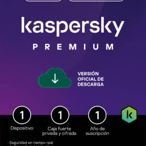 Kaspersky Premium 1 Dispositivo 12 Meses VPN ilimitado